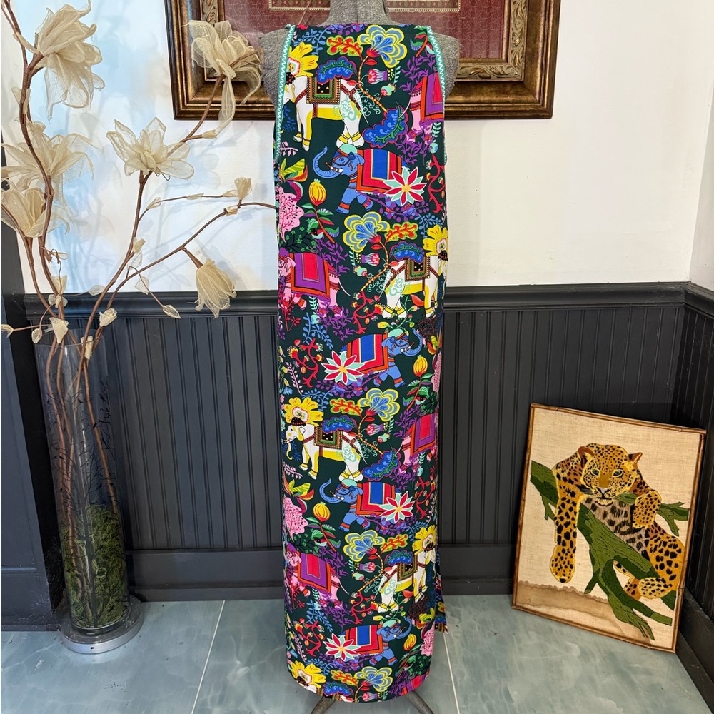 America & Beyond Majestic Nights Vibrant Multicolor Maxi Dress ~ Size Large 💛🍄 - Picture 3 of 9